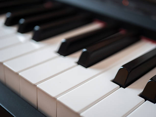 istock Close-Up of Piano Keys Highlighting Musical Harmony 2206860905