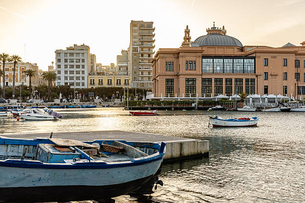 istock Sunset Over Porto Vecchio in Bari, Italy's Historic Harbor 2206861920