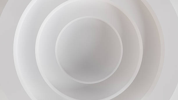 istock A minimalist 3D render of concentric circles on a white background 2206864738