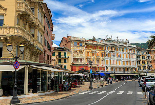 istock Street in Rapallo, Italian city 2206871021