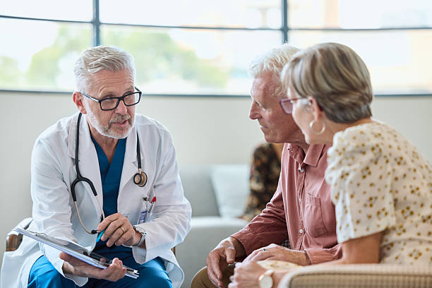 istock Male doctor explaining treatment procedure 2206871863