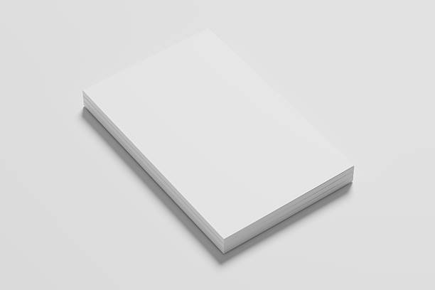 istock 11x17 Vertical Portrait Magazine Brochure 3D Rendering White Blank Mockup 2206874952
