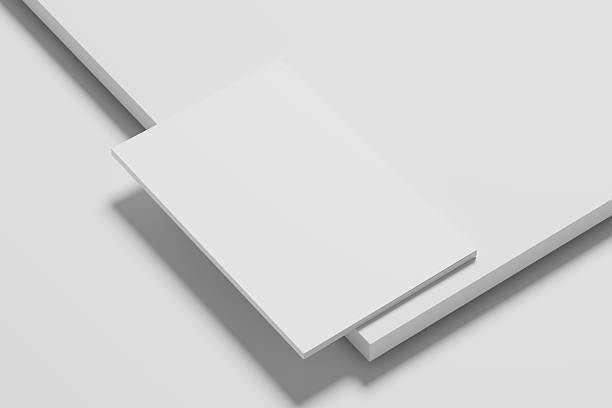 istock 11x17 Vertical Portrait Magazine Brochure 3D Rendering White Blank Mockup 2206875452
