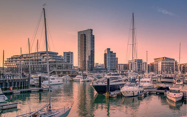 istock Ocean Village Marina in Southampton 2206898104