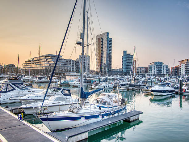 istock Ocean Village Marina in Southampton 2206898257