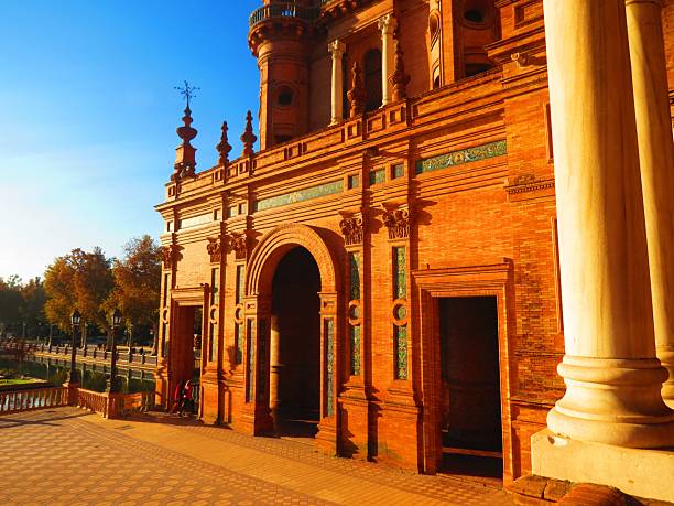 istock Old Building Tower Architecture . Plaza de Espana, Seville, Spain . 2206900606