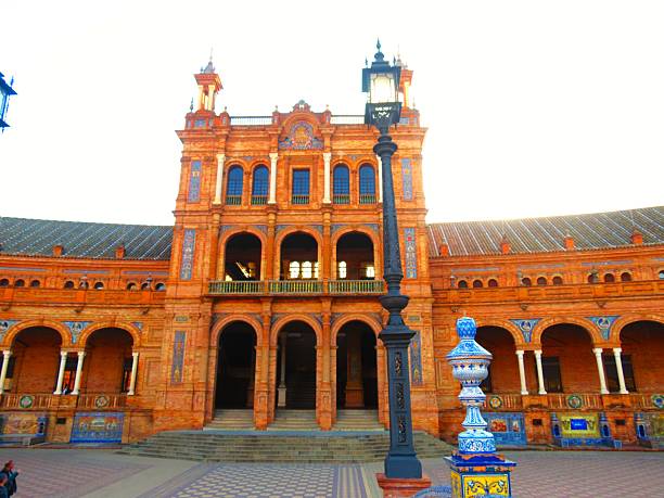 istock Old Building Tower Architecture . Plaza de Espana, Seville, Spain . 2206901042