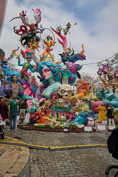 The figure at the Fallas Festival 2024. Valencia, Spain. March 17, 2025.