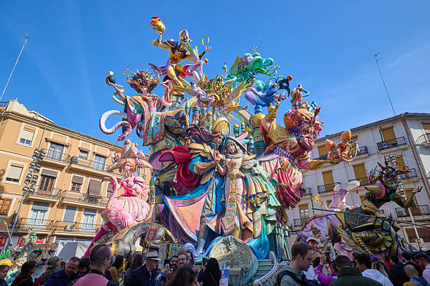 The figure at the Fallas Festival 2024. Valencia, Spain. March 17, 2025.