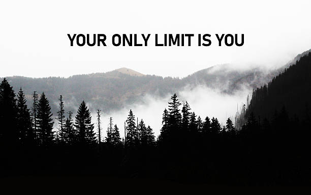 istock Your only limit is you is shown using the text as motivational phrase 2206905374