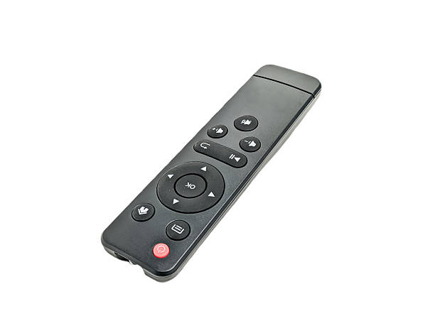 istock Black TV remote isolated on white background 2206913244