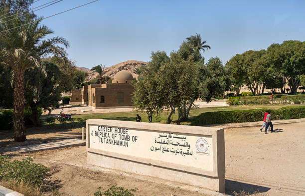 Exterior of Howard Carter home near Valley of the Kings Luxor, Egypt - 2 November 2024:Exterior of Howard Carter house who discovered the tomb of Tutankhamun howard carter stock pictures, royalty-free photos & images