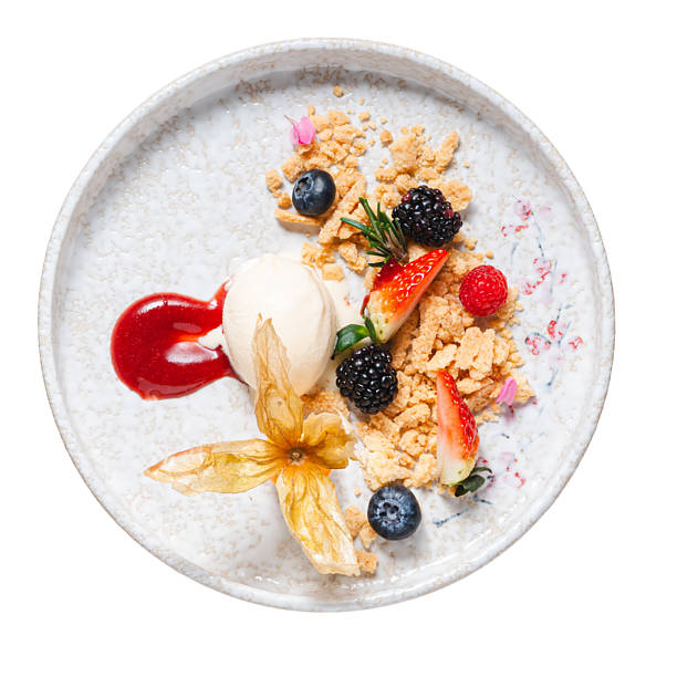 istock Culinary art gourmet dessert photography in an elegant setting 2206919716
