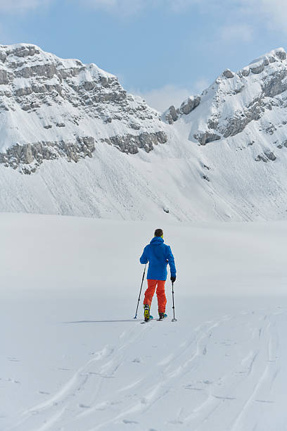 istock A Skier Scales a Treacherous Alpine Peak 2206930901