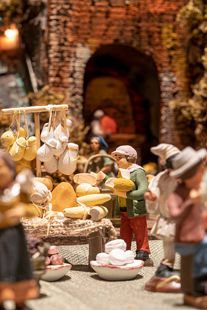 istock Figurines in miniature market scene 2206934727