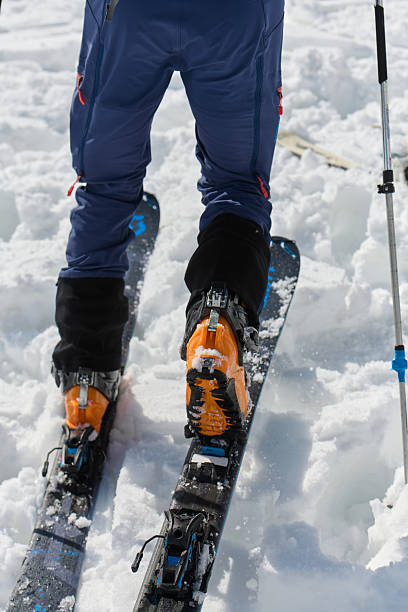 istock Close-Up of Ski Gear Ready for a Challenging Ascent 2206935112