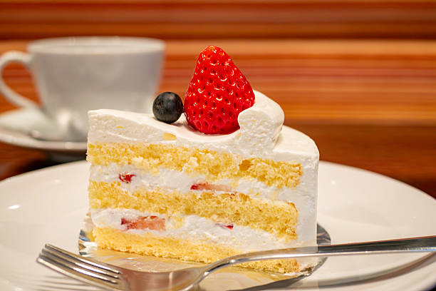 istock Coffee and strawberry shortcake 2206936926