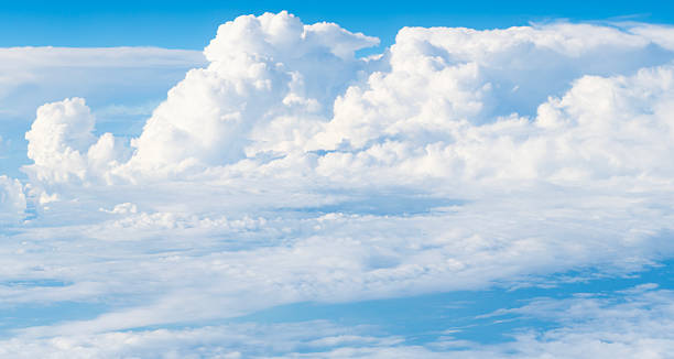 istock Beautiful view of blue sky with clouds. Partly cloudy. Background cloud summer. Cloud summer. Sky cloud clear with sunset. Natural sky cinematic sky with clouds background 2206942759