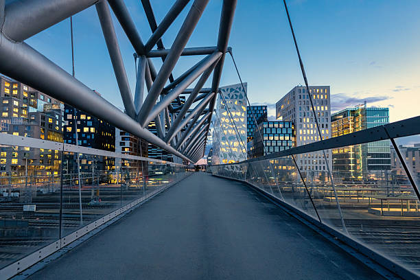 istock Modern Skyline Oslo Norway at Sunset 2206947162