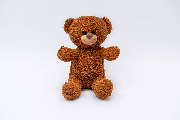 istock Teddy bear toy on isolated background 2206951084