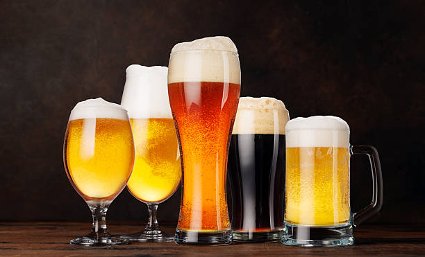 istock A selection of various beer glasses filled with different types of beer 2206951179