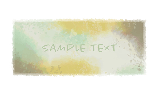 Cute Rectangular Cute Rectangular Watercolor Style Vector Illustration Frame Material ...