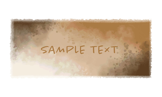 Cute Rectangular Cute Rectangular Watercolor Style Vector Illustration Frame Material ...