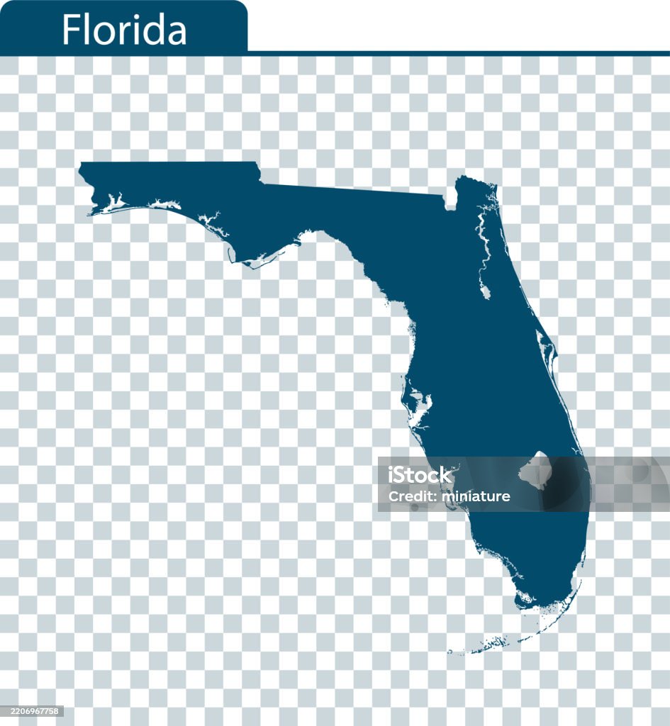 Florida Mini Map Florida Map Stock Illustration - Download Image Now - Abstract ...