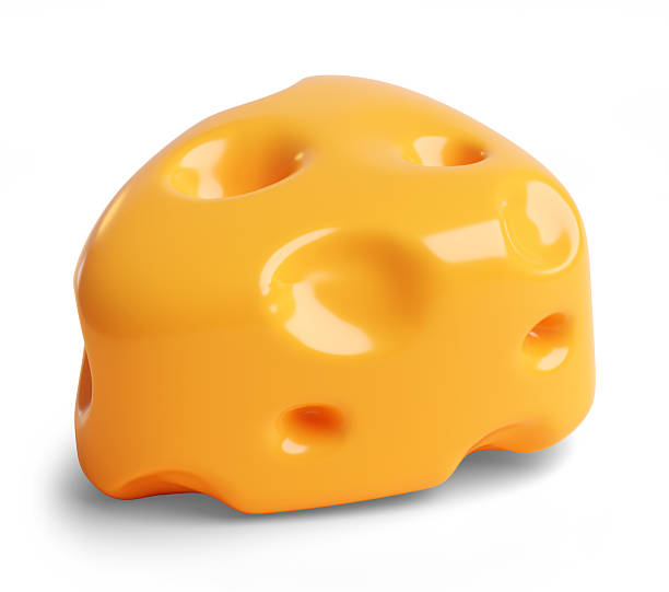istock 3D Cheese Cartoon Style Glossy Illustration 2206968606