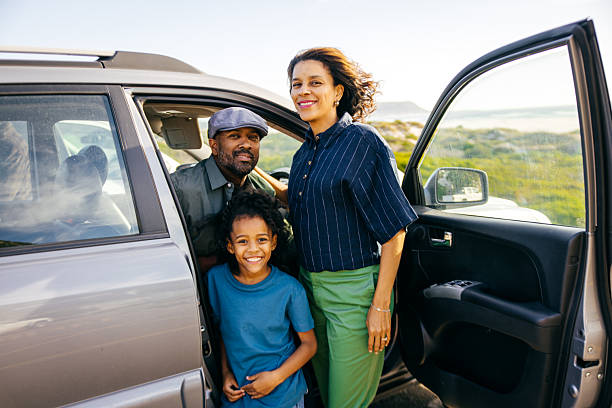 istock Road trip and family with one child 2206968946