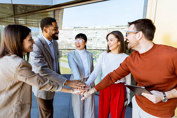 istock Team members engage in a joyful collaboration during a strategy meeting in a modern office setting 2206982534