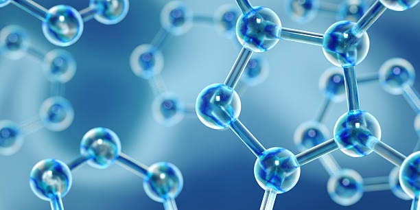 istock Skincare or perfume technology essence element. Cosmetic Essence, Liquid bubble, Chemical Molecule 2206983967