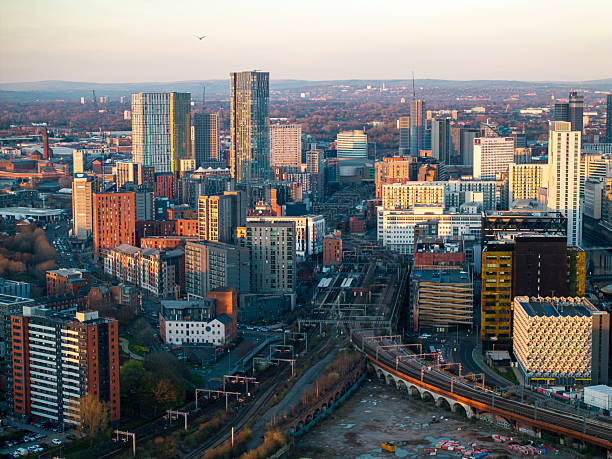 istock Salford and Manchester Skylines. 2206987281