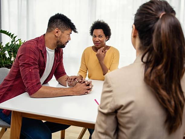 istock Black couple with a financial advisor 2206989233