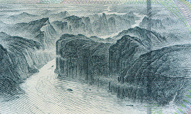 istock The Kui Gate on Yangtze River Pattern Design ​on RMB CHINA YUAN 2206994620