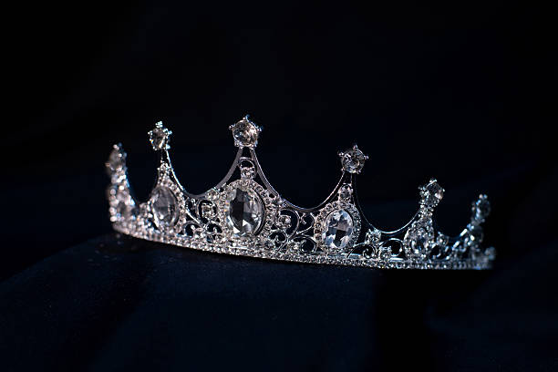 istock Luxury golden crown with citrine gemstones and diamonds 2207002396