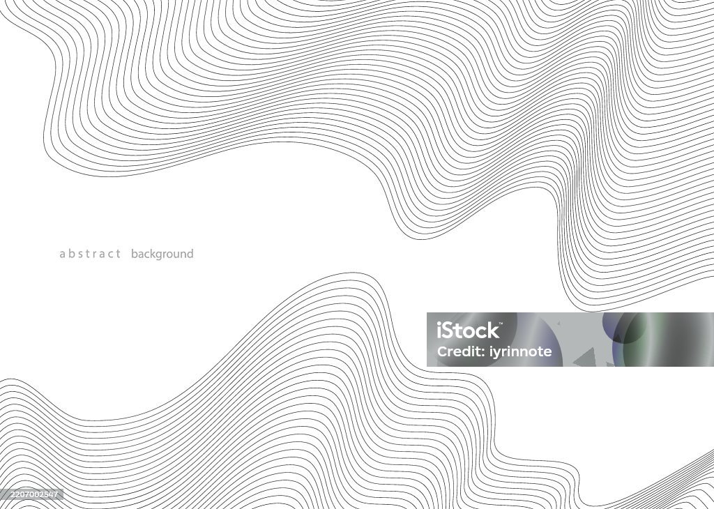 Patterns Abstract Curvy Abstract Curvy Geometric Lines Wave Pattern Background Design Stock ...