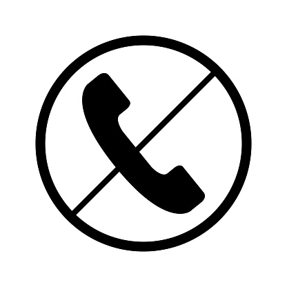 Do Not Call Signs Dont Call Stock Illustration - Download Image Now - Circle ...