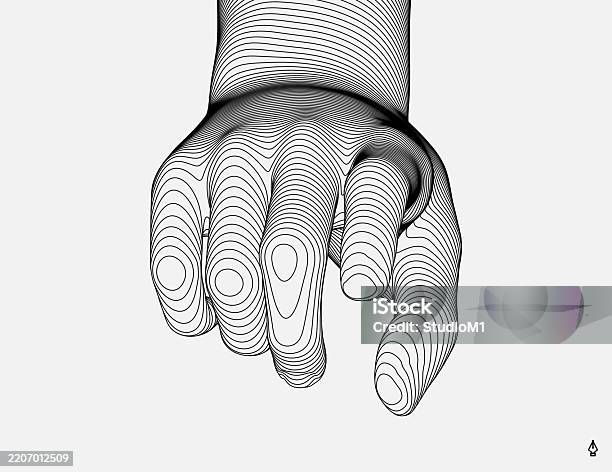 Pointing Finger Forward Reference Finger Pointing At Viewer Hand Pointer Points Forward Direction With ...