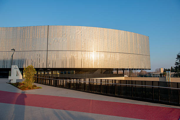 Bergamo Italy 3 February 2025: ChorusLife new space in Bergamo for concerts, events, shopping, hospitality, restaurants, open-air squares, shows
