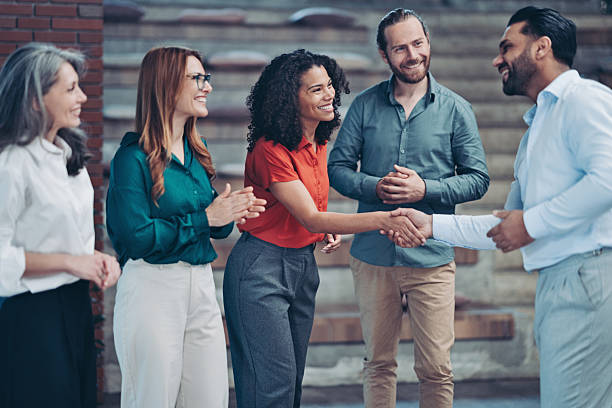 istock Happy to join a successful business team 2207025572