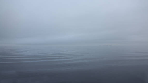 istock white fog descended on the sea 2207031674