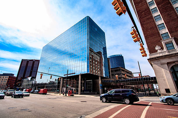 istock Pearl Street and Monroe Avenue Intersection, Grand Rapids, MI 1 2207033979