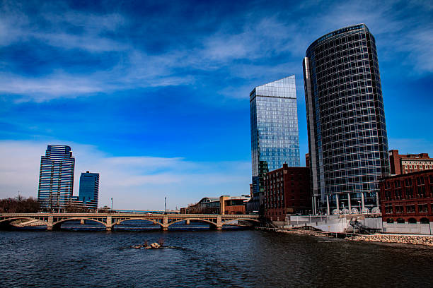 istock Downtown Grand Rapids, MI next to the Grand River 2207033999