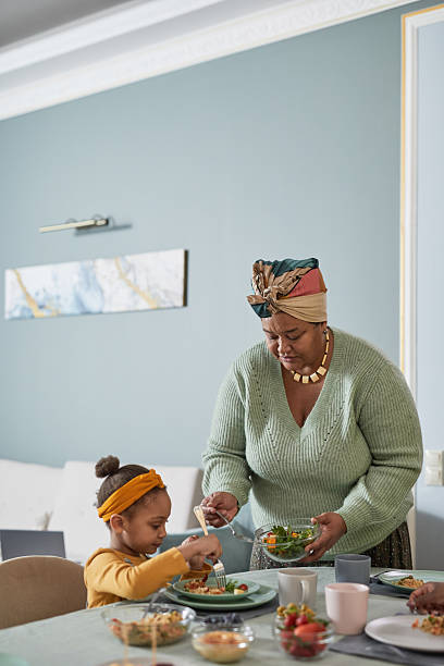 istock African American Family at Dinner Table 2207040056