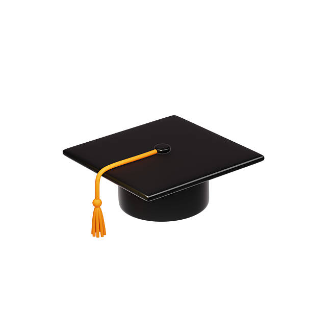 Close-Up Of Mortarboard On Table