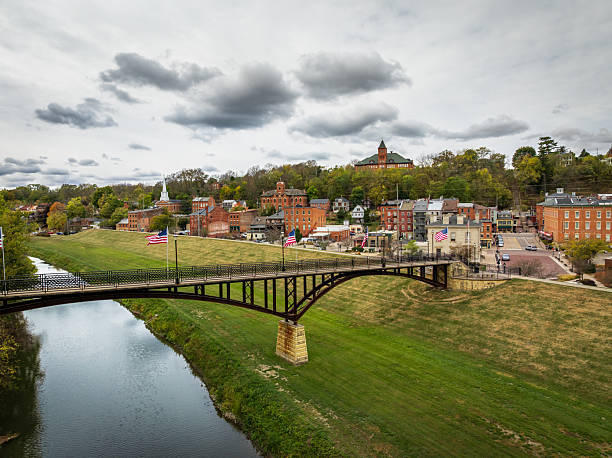 istock Bridge over Galena river in Illinois 2207064815