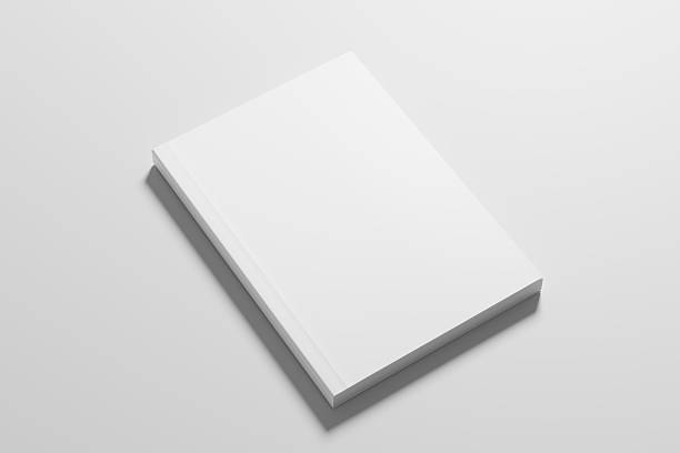 A5 A4 Portrait Vertical Softcover White Blank 3D Rendering Mockup For Graphic Design Presentation