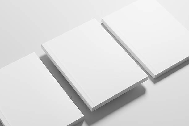 istock A5 A4 Portrait Vertical Softcover White Blank 3D Rendering Mockup 2207069626