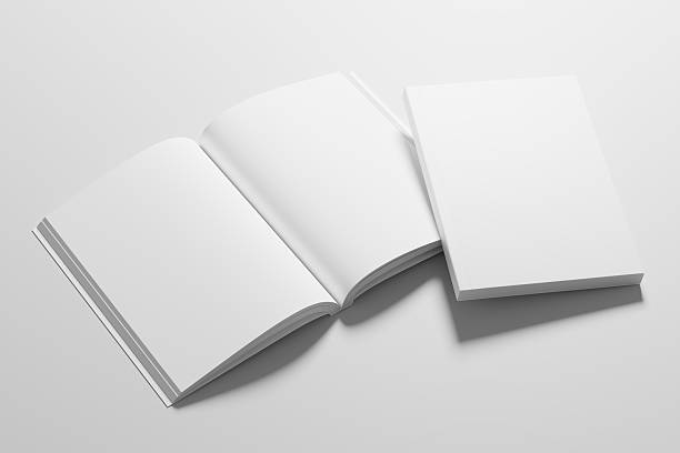 istock A5 A4 Portrait Vertical Softcover White Blank 3D Rendering Mockup 2207069636